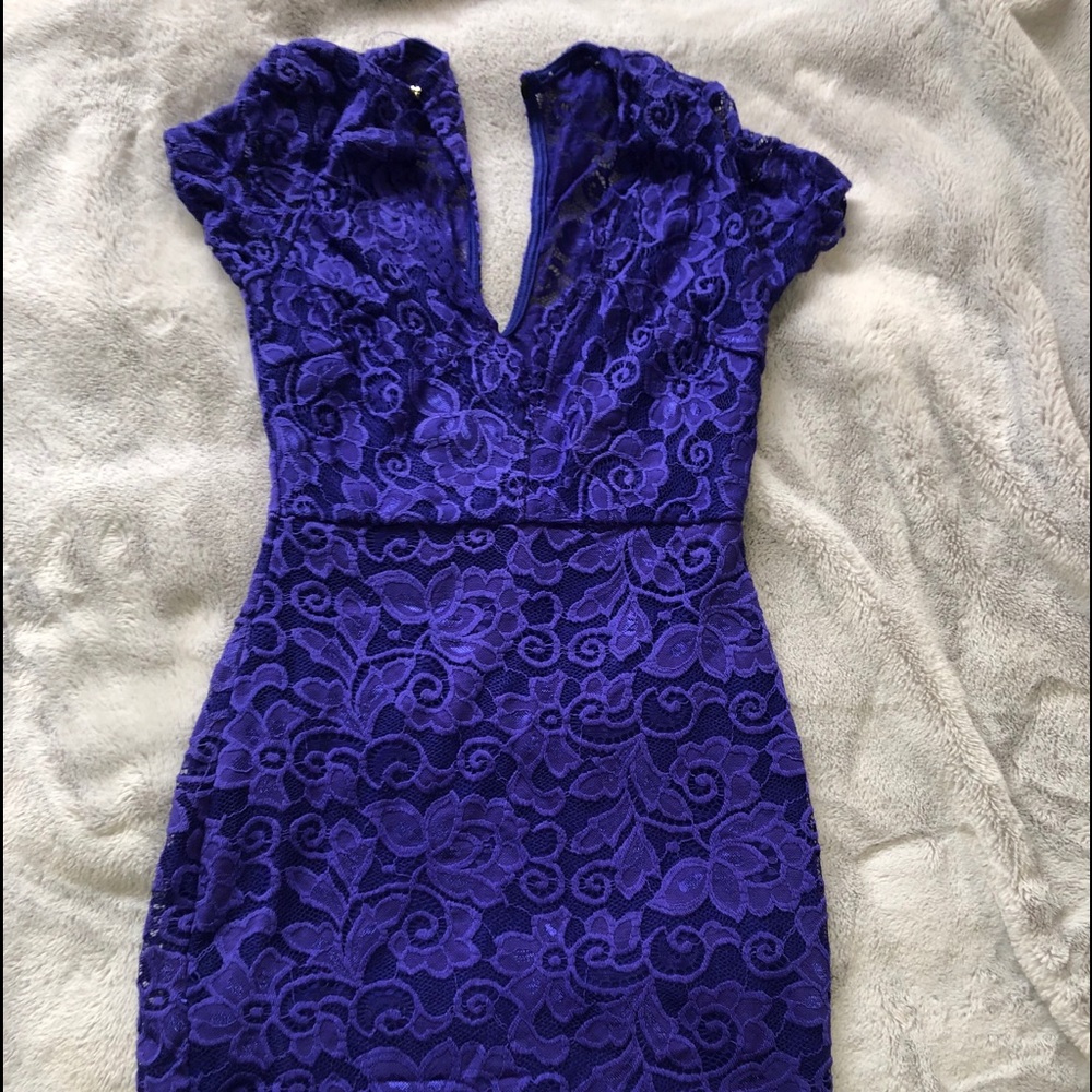 Blue dress
